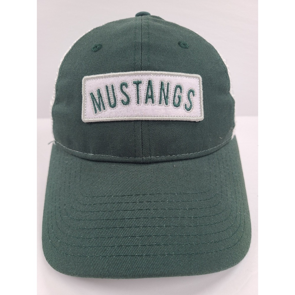 The‎ Game Mustangs Trucker Hat Green White Mesh Snapback Mens Logo Baseball Cap